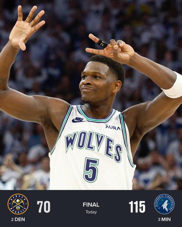 半岛体育 - 半岛体育官方网站 - Bandao AP-NBA卫冕冠军历史最惨一败！森林狼45分打爆掘金